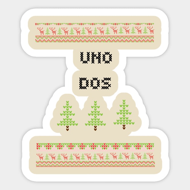 Uno, Dos, Trees Sticker by flormcubed